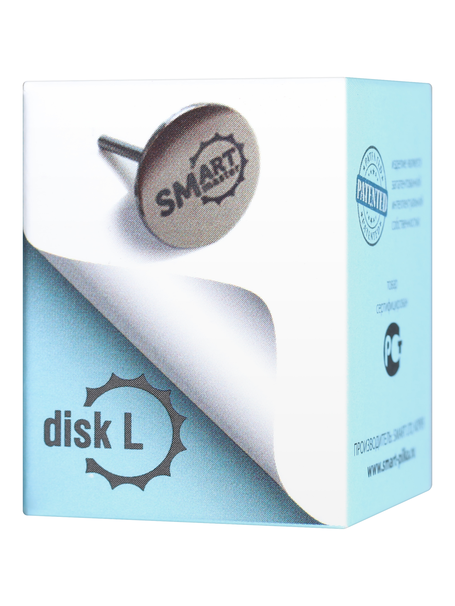 Диск основа SMart металлическая для сменных файлов для педикюра, размер L для стоп, 2,5 см
