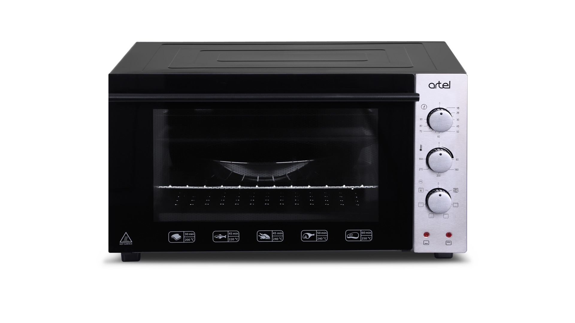 

Мини-печь Artel MD 4218 Е черный, серебристый, MD 4218 Е