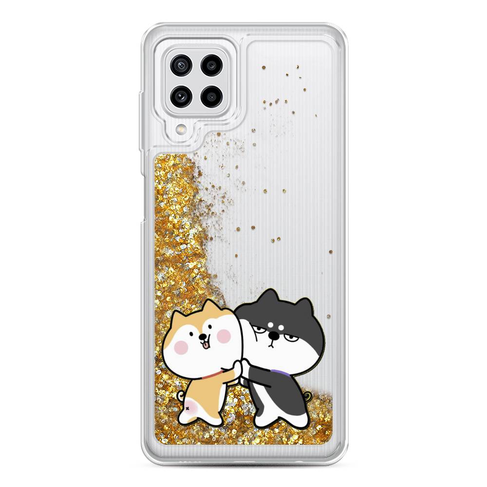 

Чехол Awog на Samsung Galaxy M22 / Самсунг M22 "Обнимашки акита", 2103490-1