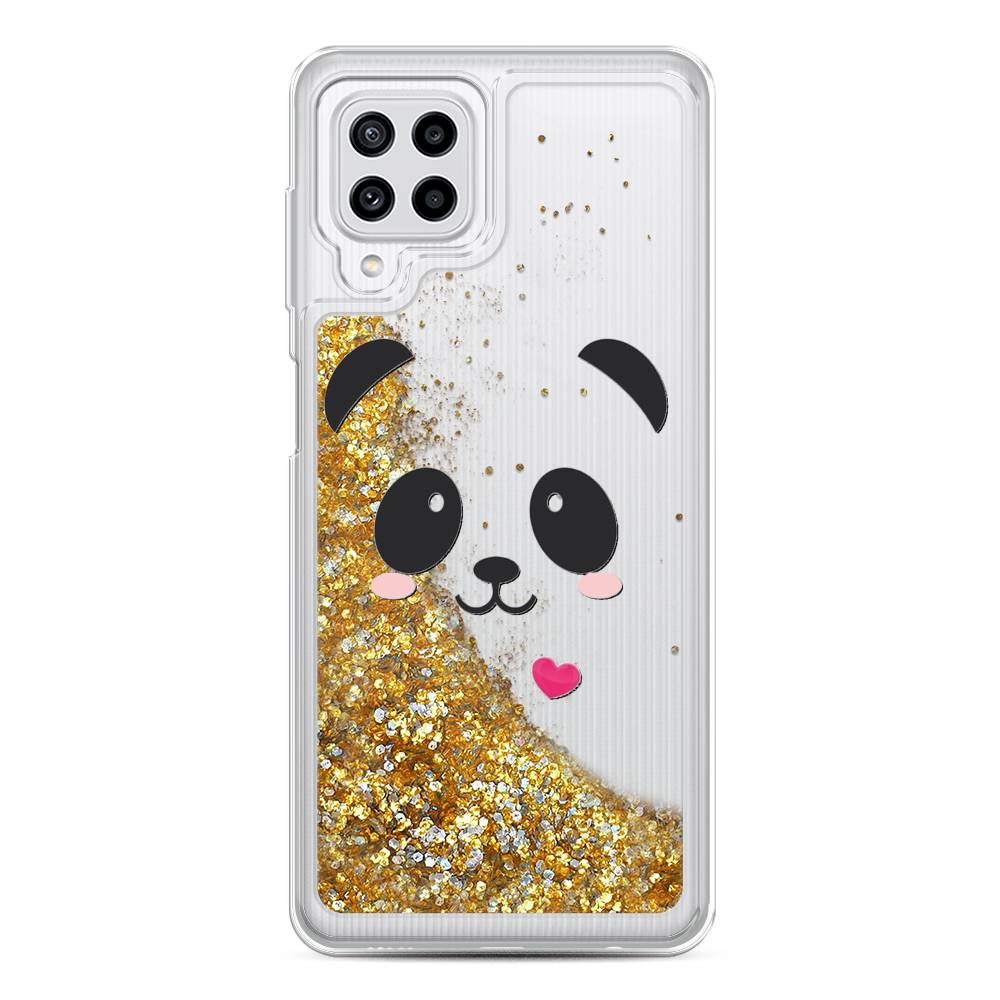 

Чехол Awog на Samsung Galaxy M22 / Самсунг M22 "Влюбленный панда контур", 2103490-1