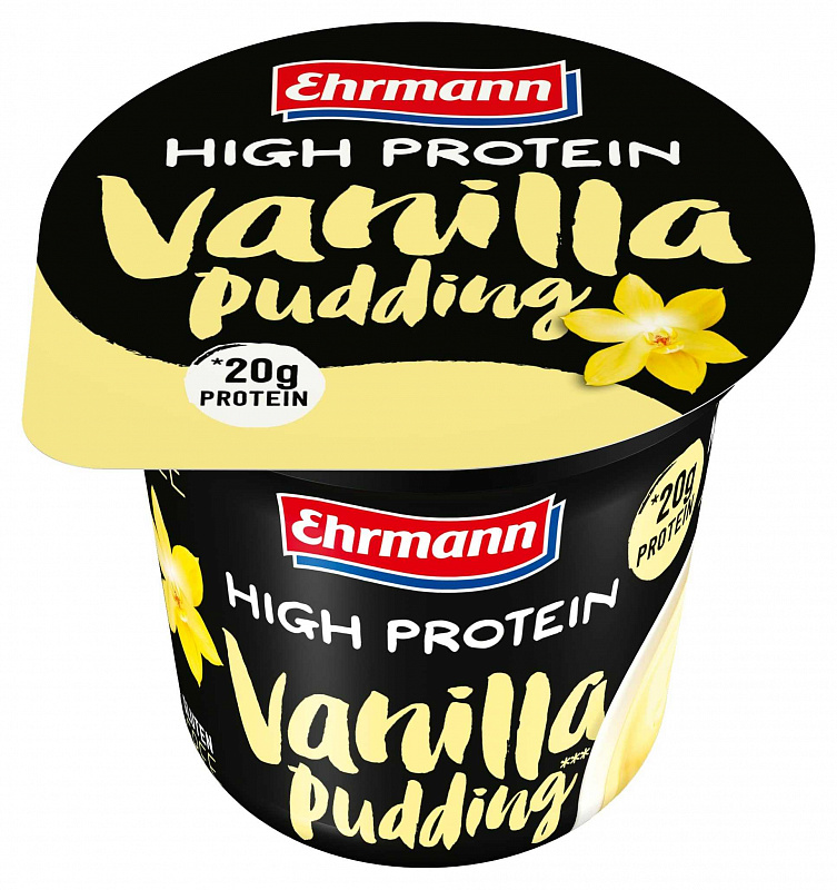 Пудинг йогуртовый Ehrmann высокобелковый ваниль 1,5% БЗМЖ 200 г