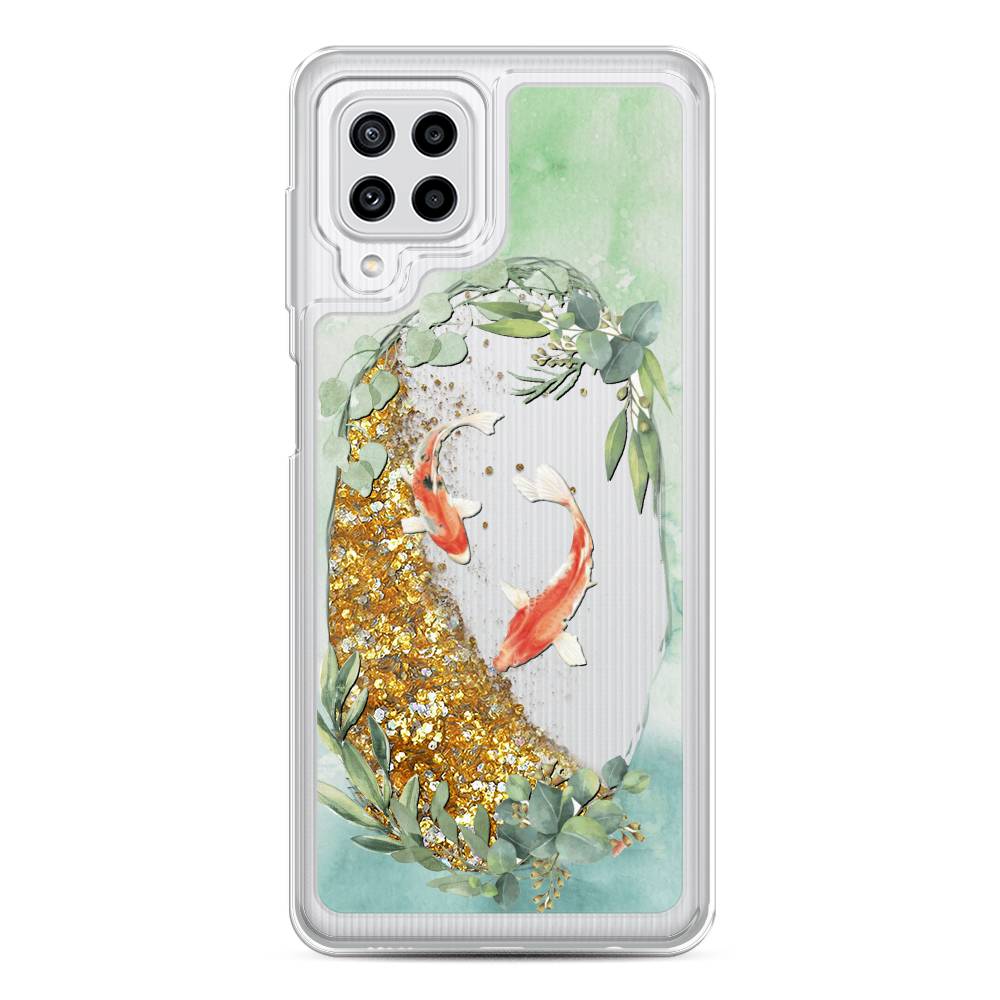

Чехол Awog на Samsung Galaxy M22 / Самсунг M22 "Две золотые рыбки", 2103490-1