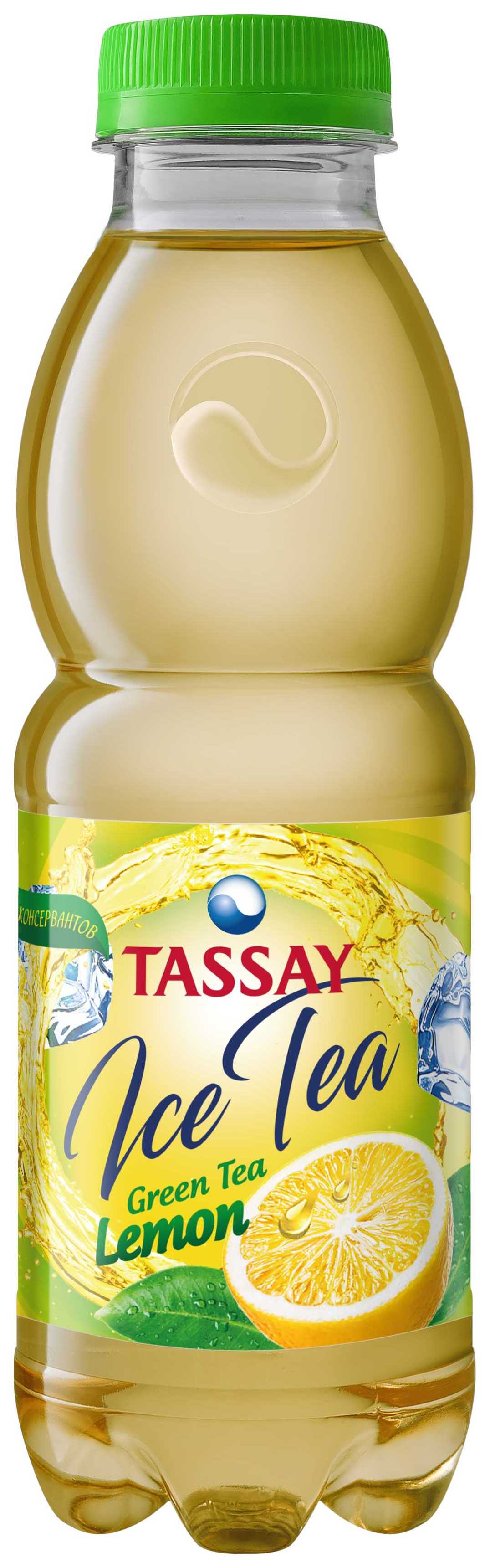 Холодный чай зеленый Tassay Ice Tea с лимоном 0,5 л