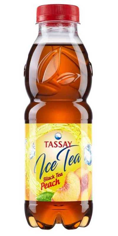 Холодный чай черный Tassay Ice Tea с персиком 0,5 л