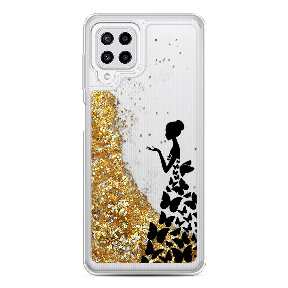 

Чехол Awog на Samsung Galaxy M22 / Самсунг M22 "Дама в бабочках", 2103490-1