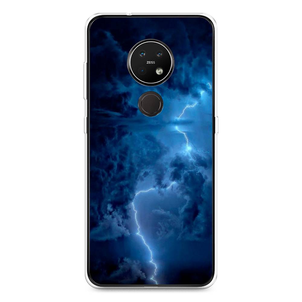 

Чехол Awog на Nokia 6.2 / Нокиа 6.2 "Молния", Синий, 123050-4