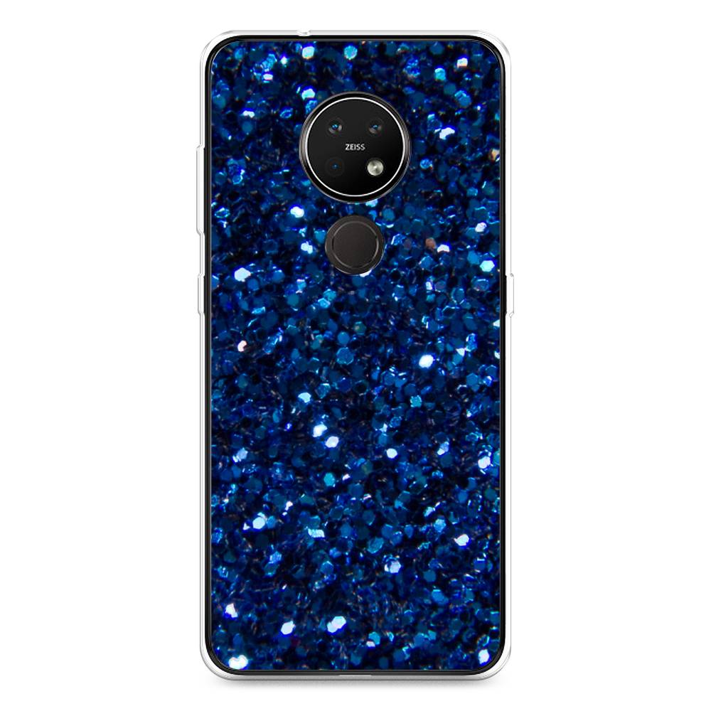 

Чехол Awog "Синие блестки рисунок" для Nokia 6.2