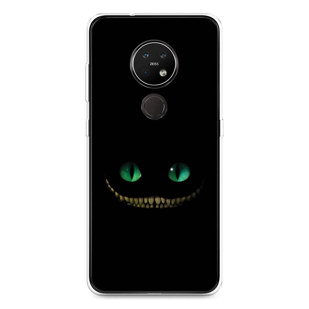 

Чехол Awog на Nokia 6.2 / Нокиа 6.2 "Зеленоглазый чеширский кот", Черный, 123050-10