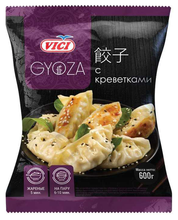 

Гедза Vici Gyoza с креветками 600 г