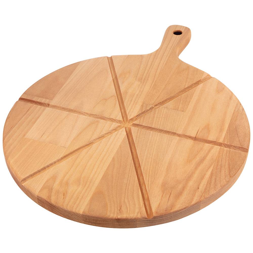 

Доска для пиццы Agness с ручкой на 6 кусков, 32 х 1,8 см