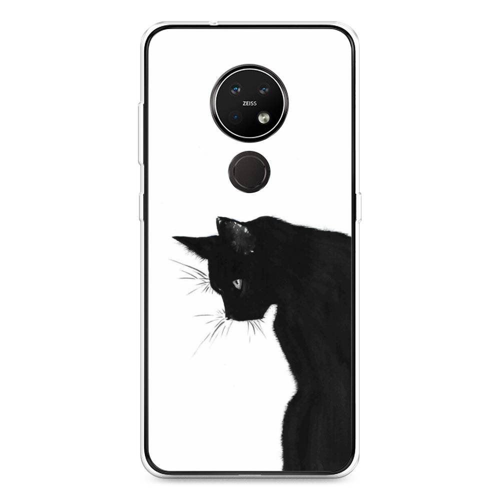 

Чехол Awog на Nokia 6.2 / Нокиа 6.2 "Black cat", Черный;белый, 123050-1