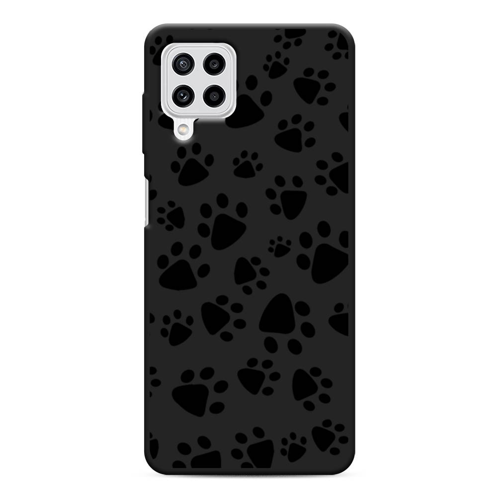 

Чехол Awog на Samsung Galaxy M22 / Самсунг M22 "Лапки черные", Черный, 2103452-1