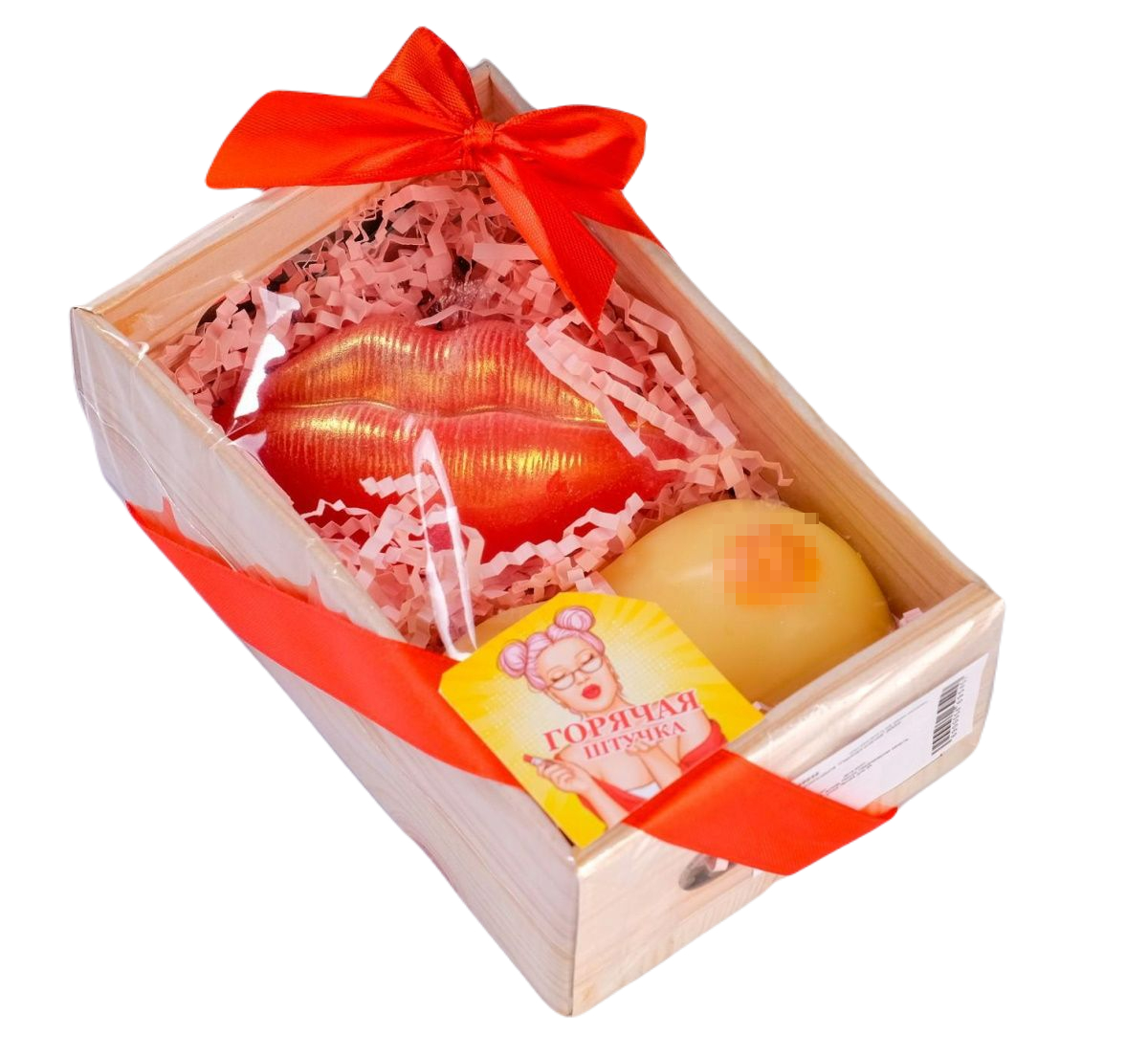 

Набор фигурного мыла Сима-Ленд Горячая штучка 200 г, Бежевый;красный;оранжевый