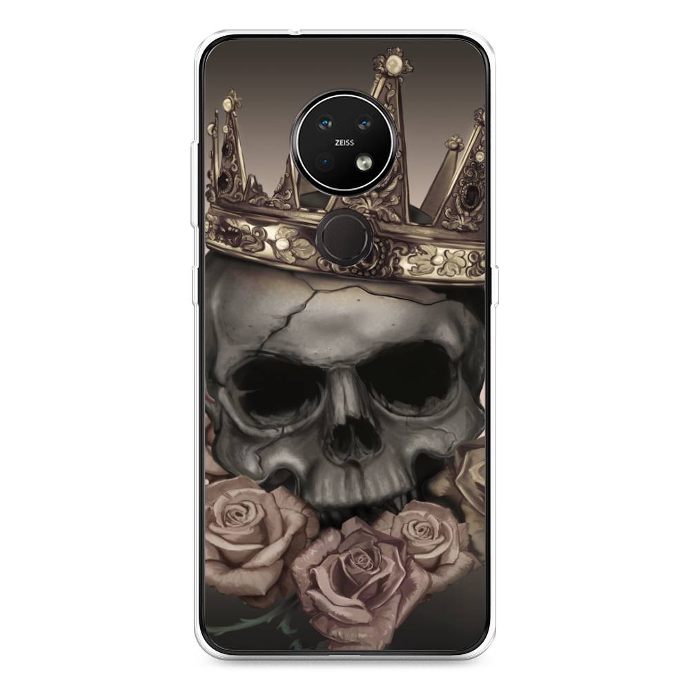 

Чехол Awog на Nokia 6.2 / Нокиа 6.2 "Череп 22", Серый;черный;бежевый, 123050-9