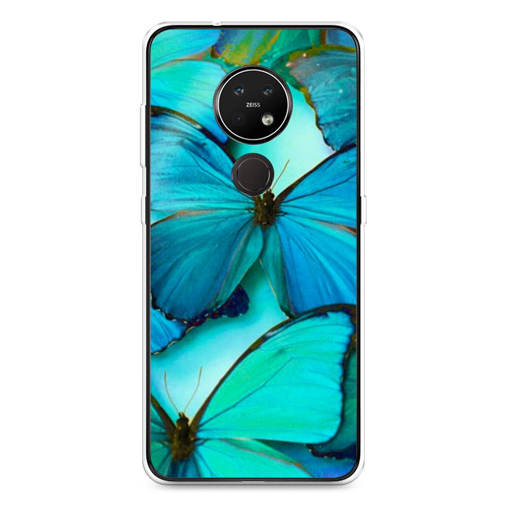 фото Чехол awog "неоновые бабочки" для nokia 6.2