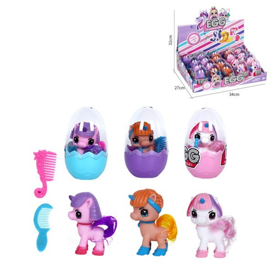 

Игровой набор Наша игрушка Лошадка, в компл. предметов 2 шт. в ассорт., 200628570