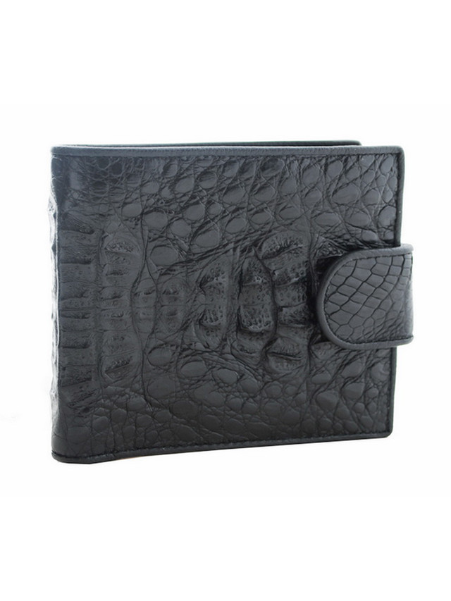 

Портмоне мужское Exotic Leather kk-085 черное, Черный, kk-085
