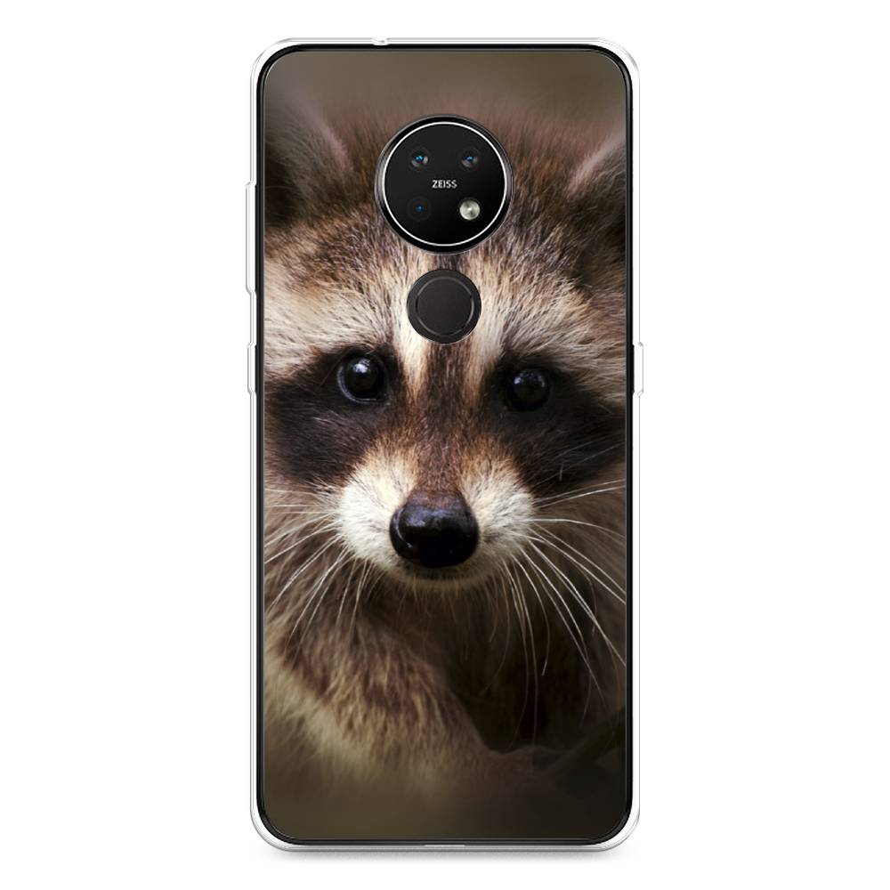 

Чехол Awog на Nokia 6.2 / Нокиа 6.2 "Енот", Коричневый, 123050-1
