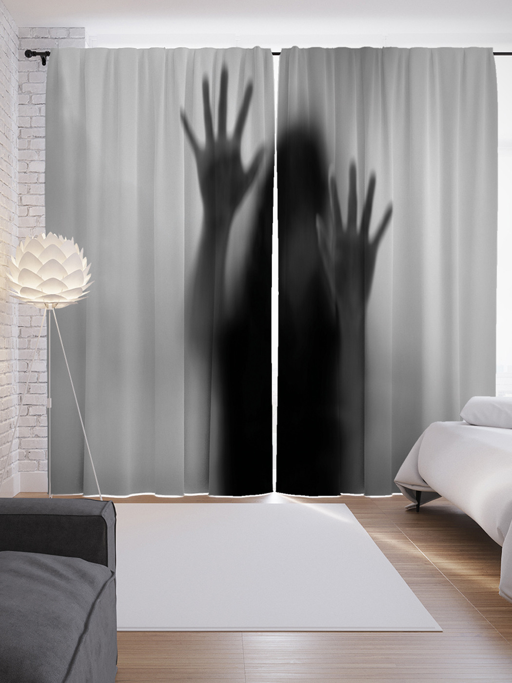 

Шторы с фотопечатью JoyArty «Страх неизвестности» из сатена, 290х265 см, Шторы с фотопечатью «Страх неизвестности» из сатена, 290х265 см