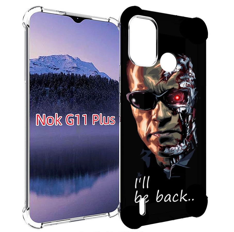 

Чехол MyPads Терминатор для Nokia G11 Plus, Прозрачный, Tocco