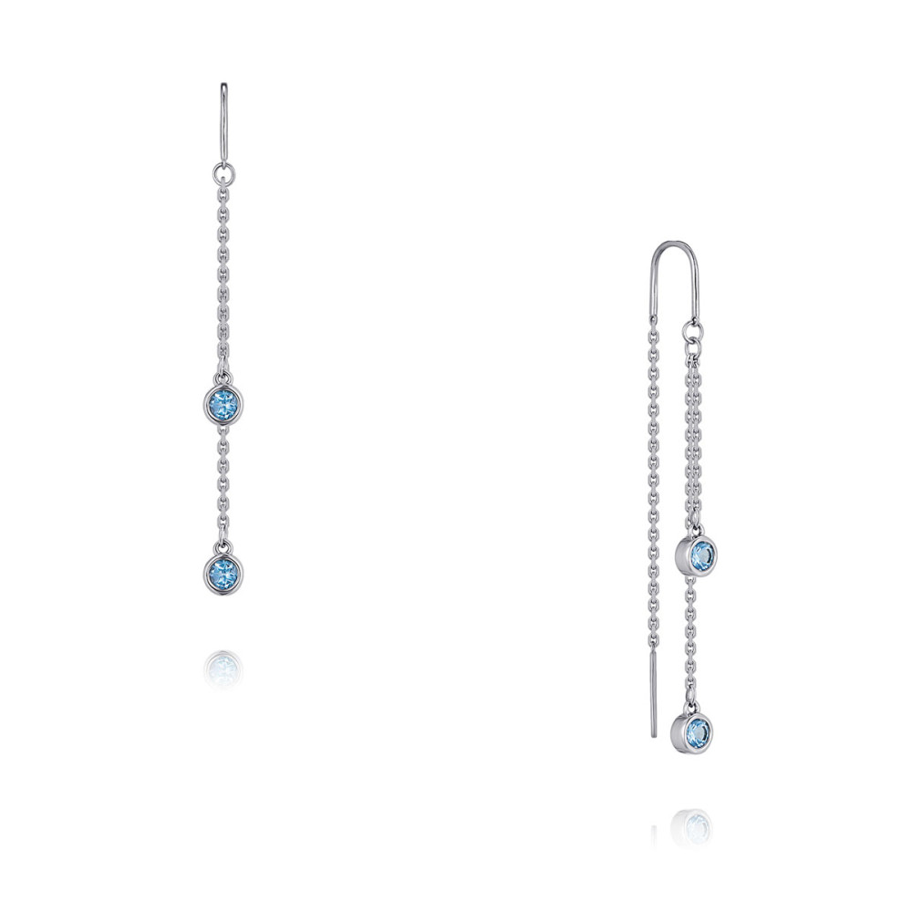 

Серьги продевки из золота ADAMAS 25041627/01-А51Д-659, топаз, 25041627/01-А51Д-659