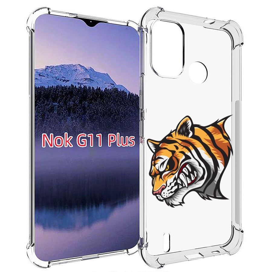

Чехол MyPads Тигр для Nokia G11 Plus, Прозрачный, Tocco