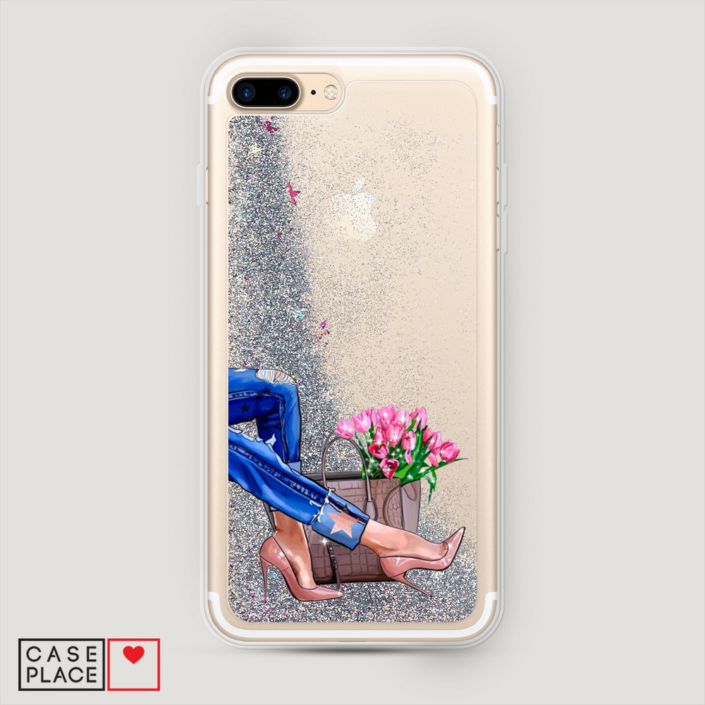 

Чехол Awog на Apple iPhone 8 Plus / Айфон 8 Plus "Каблучки", Разноцветный, 10991-1
