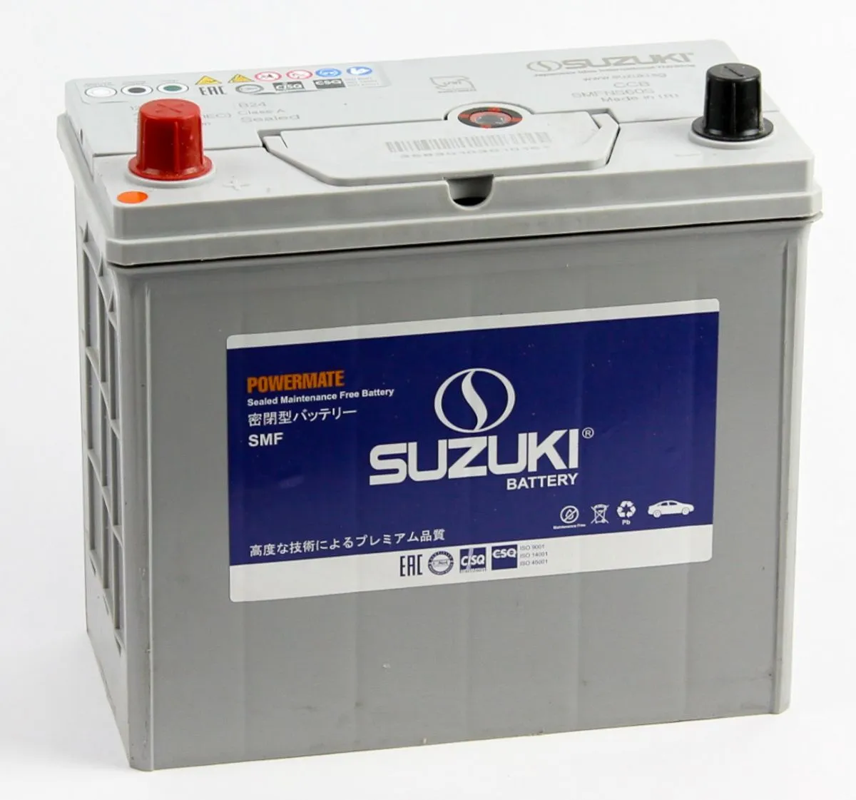 

Аккумуляторная батарея SUZUKI 6СТ-45.1 (50B24RS) (прямая полярность, азиатский типоразмер), 6СТ-45.1