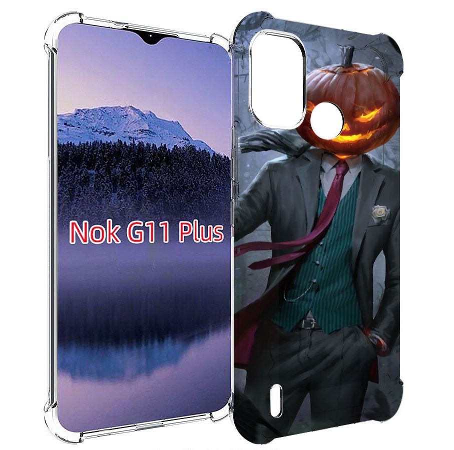 

Чехол MyPads Тыква-убийца для Nokia G11 Plus, Прозрачный, Tocco