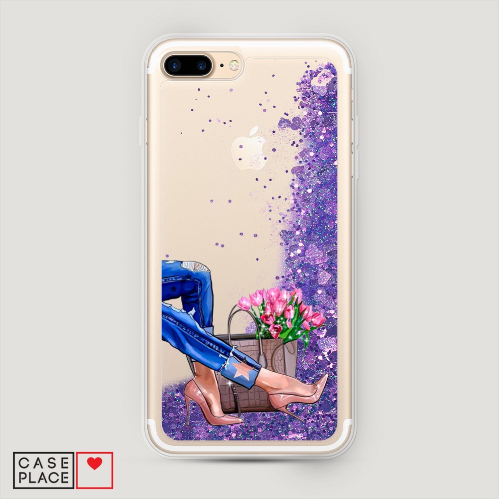 

Чехол Awog на Apple iPhone 8 Plus / Айфон 8 Plus "Каблучки", Разноцветный, 10992-1