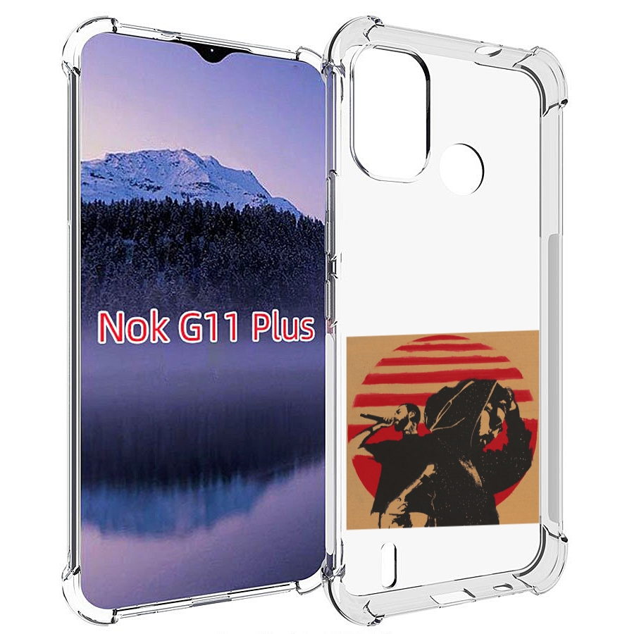 

Чехол MyPads Утопия Мияги и Энди панда для Nokia G11 Plus, Прозрачный, Tocco
