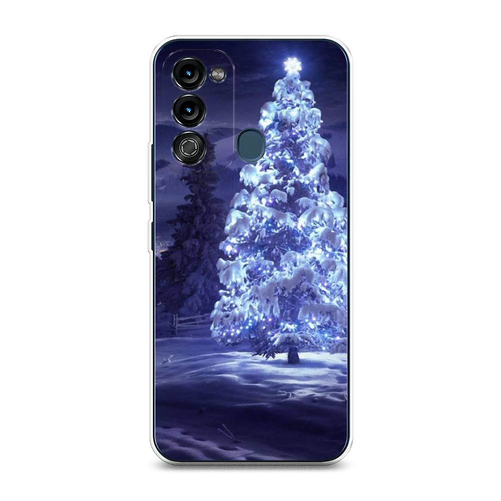 

Чехол на Itel Vision 3 "Зима 4", Синий;черный;белый, 3200850-2