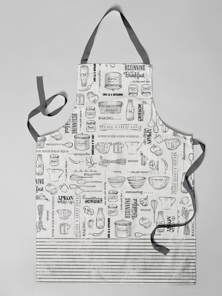 

Фартук 60*70 «Унисон» рис. 33067-1 Loft Cafe из рогожки (100% Хлопок)