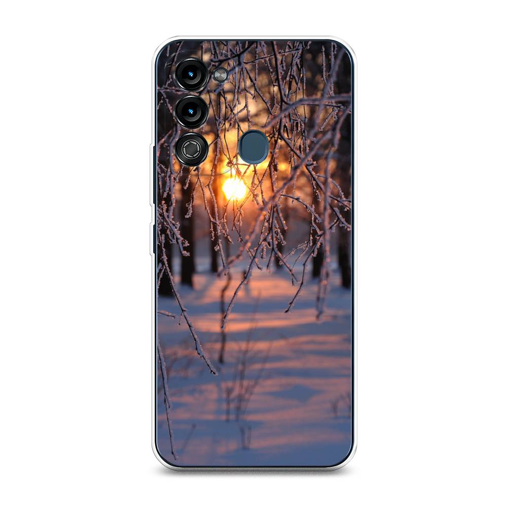 

Чехол на Itel Vision 3 "Зима 7", Оранжевый;розовый;черный, 3200850-2