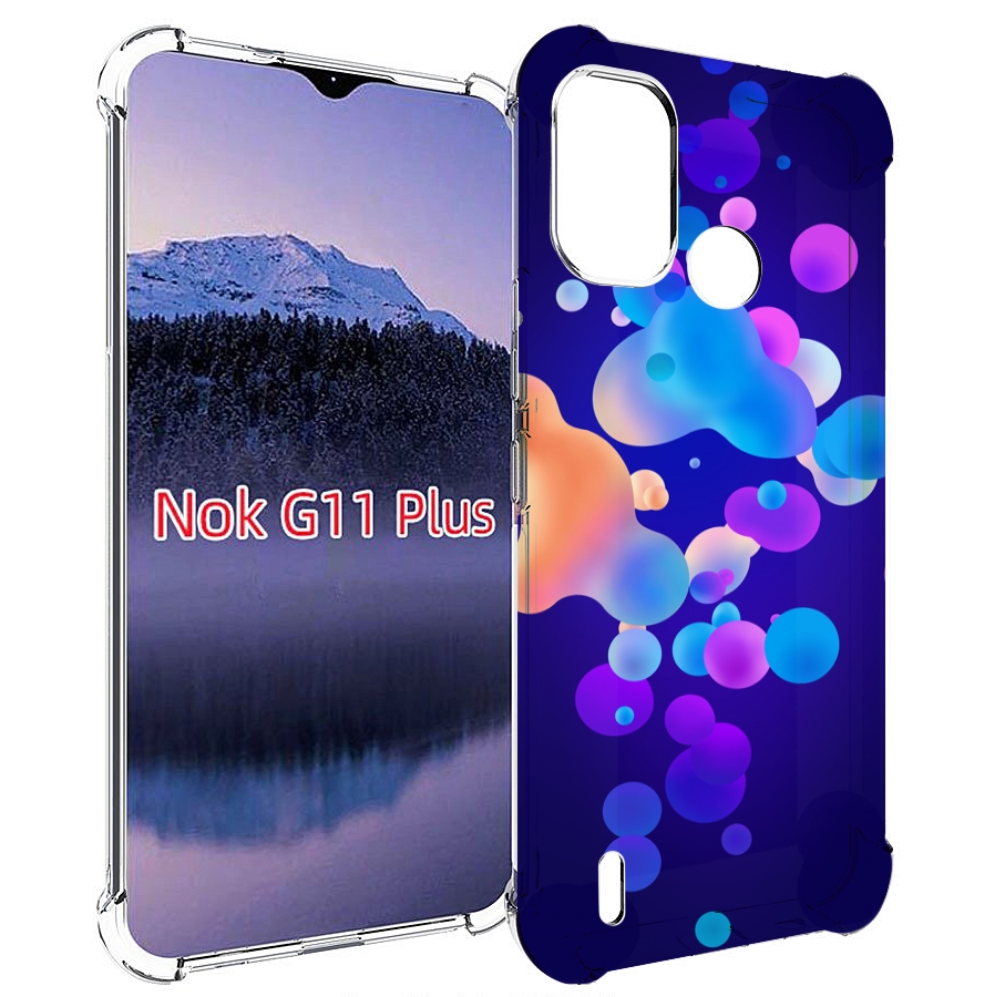 

Чехол MyPads абстрактные-пузырьки для Nokia G11 Plus, Прозрачный, Tocco