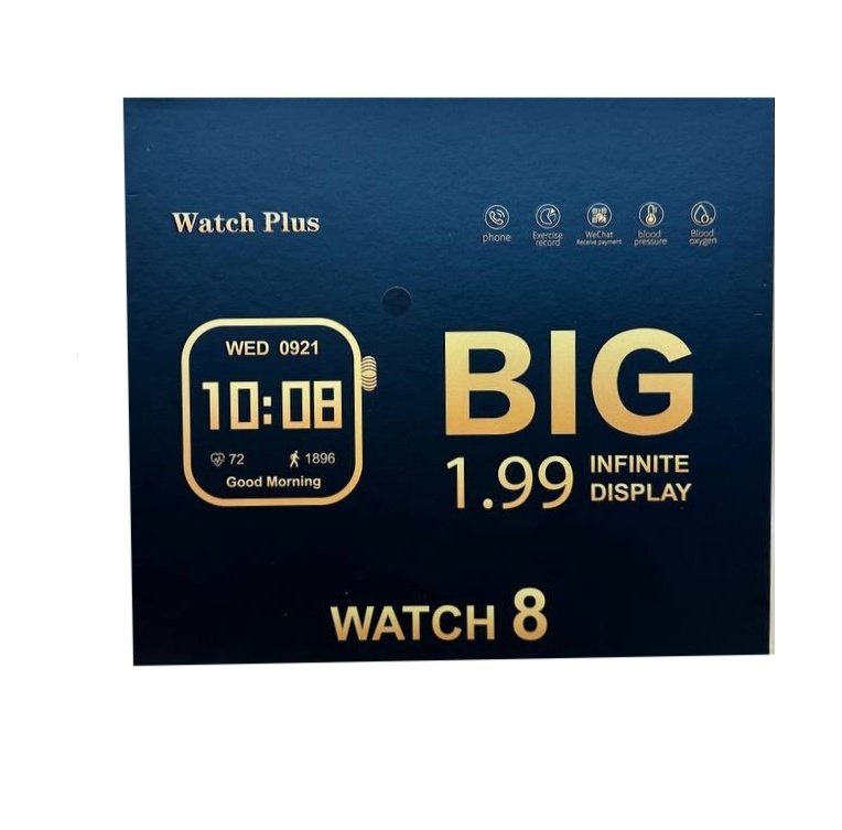 

Смарт часы + наушники беспроводные TWS + два ремешка Watch 8 Pus Premium, 8 PLUS PREMIUM