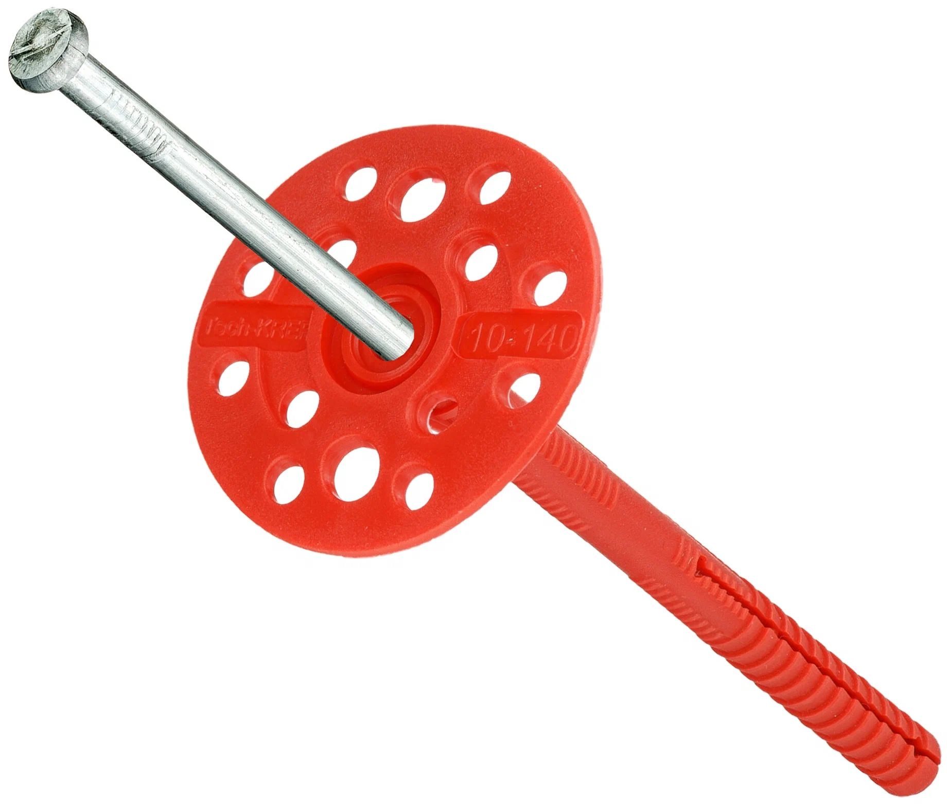 

Дюбель для теплоизоляции 10*140мм с металлическим гвоздем