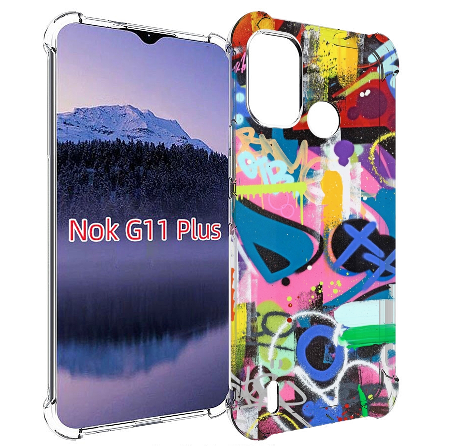 

Чехол MyPads абстракция-графити для Nokia G11 Plus, Прозрачный, Tocco