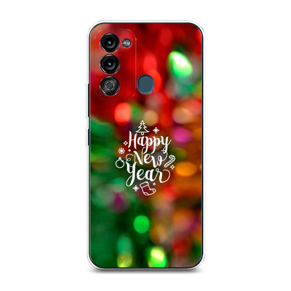 

Чехол на Itel Vision 3 "Новый Год на елке", Зеленый;красный;желтый, 3200850-5