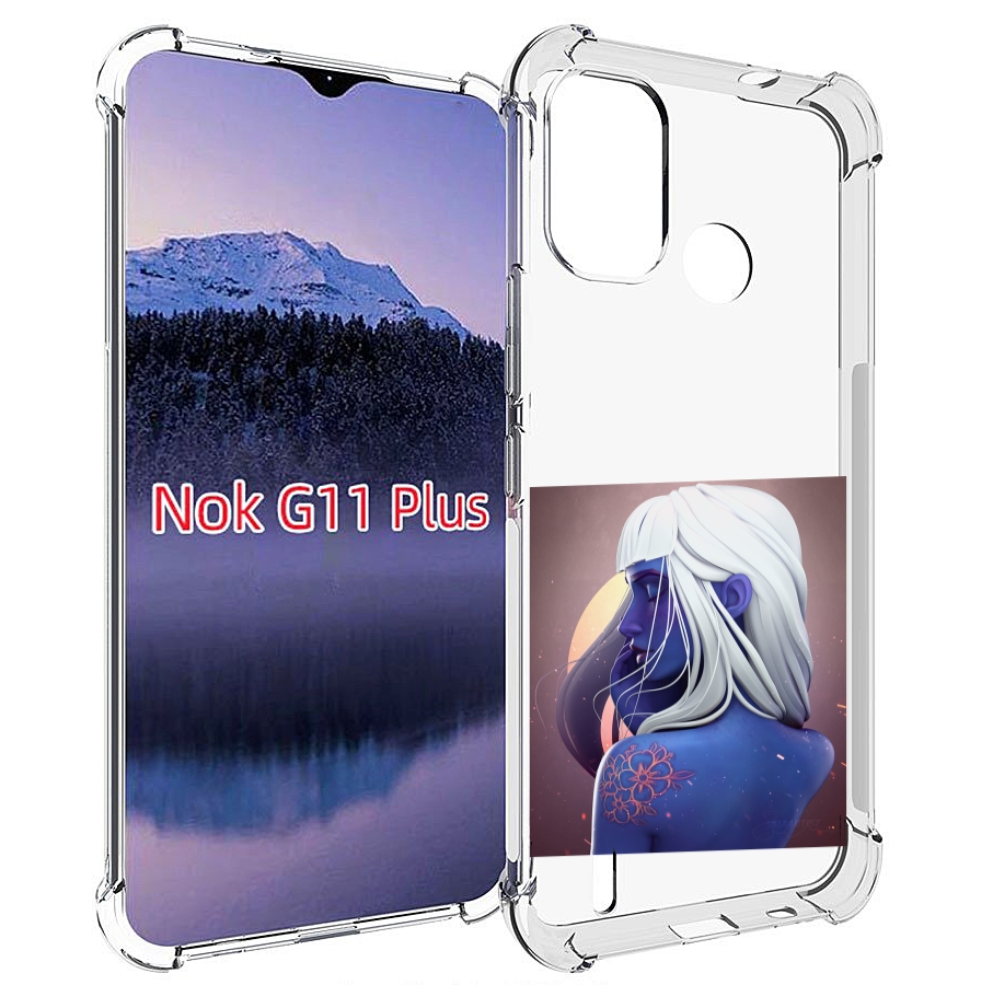 

Чехол MyPads аватар-с-цветком для Nokia G11 Plus, Прозрачный, Tocco