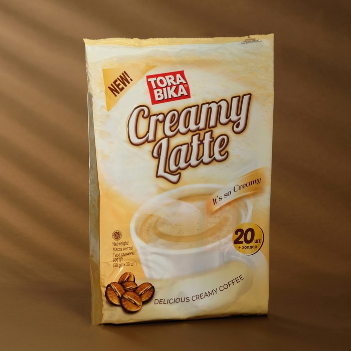 Напиток кофейный Torabika cream latte растворимый 30 г, 20 штук