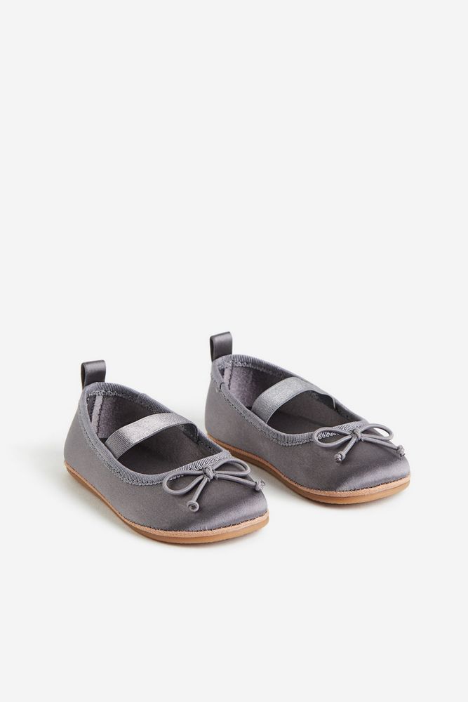 

Балетки детские H&M 1217084, Темно-серый, 24, 1217084