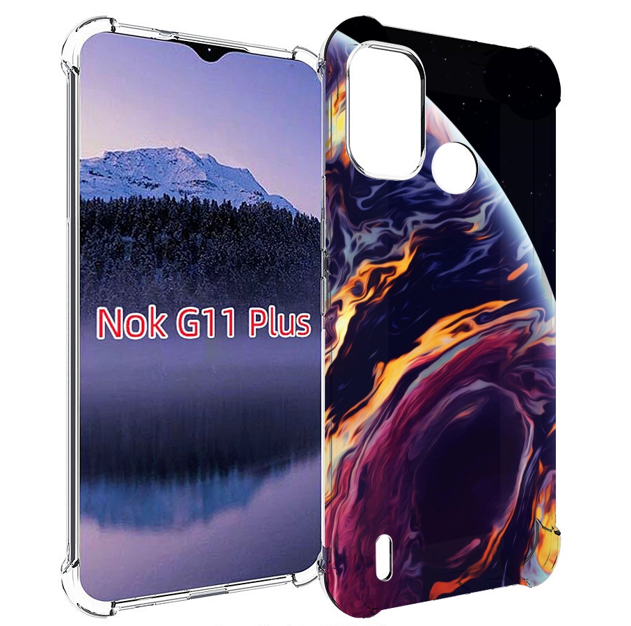 

Чехол MyPads акварельная планета для Nokia G11 Plus, Прозрачный, Tocco