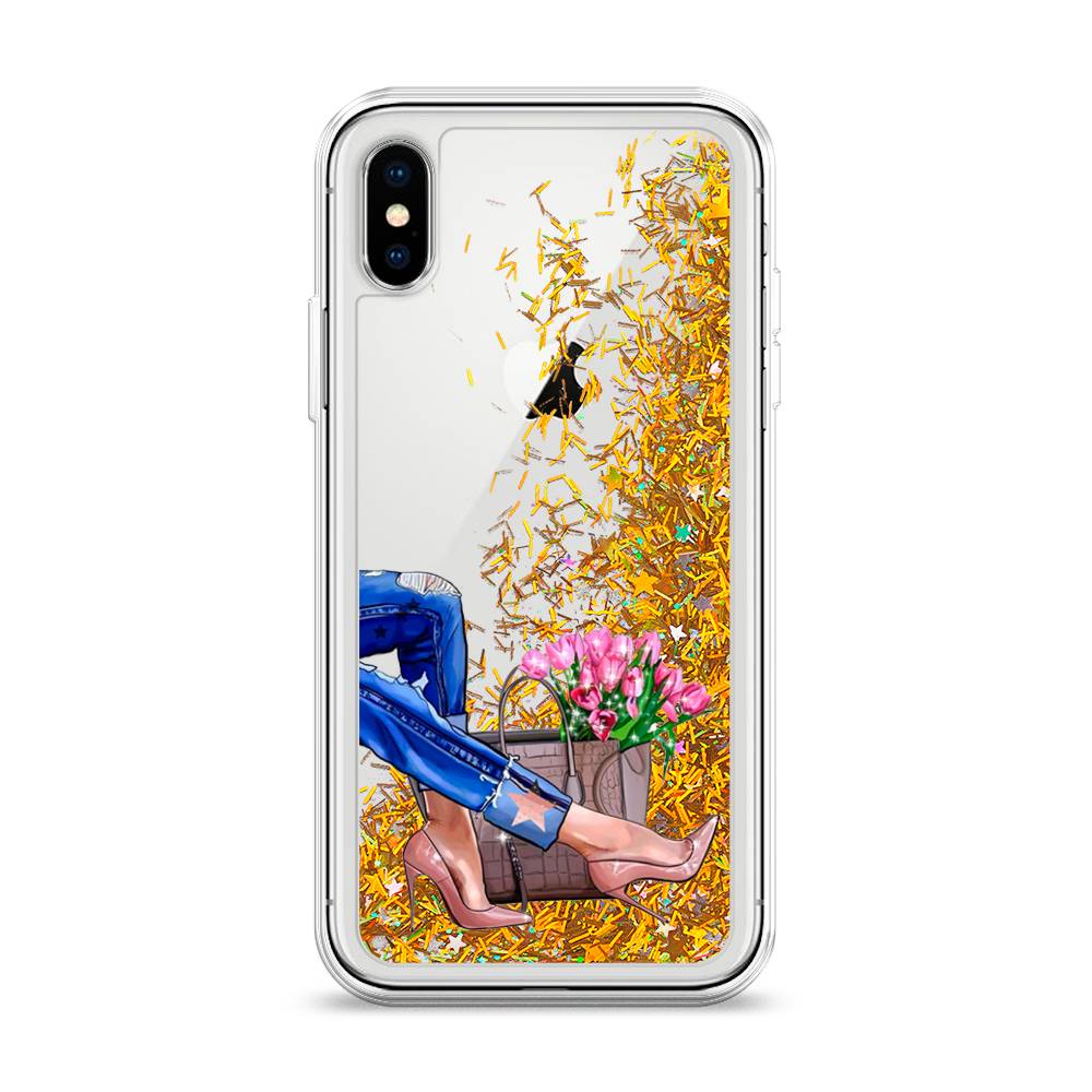 

Чехол Awog на Apple iPhone X (10) / Айфон X (10) "Каблучки", 11090-1