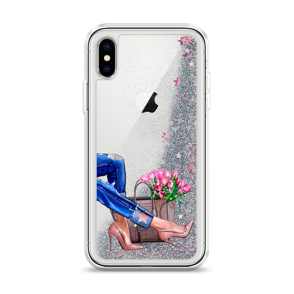 

Чехол Awog на Apple iPhone X (10) / Айфон X (10) "Каблучки", Разноцветный, 11091-1