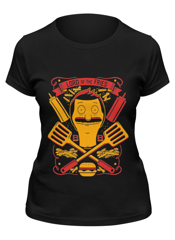 

Футболка женская Printio Закусочная боба (bob’s burgers) черная L, Черный, Закусочная боба (bob’s burgers)