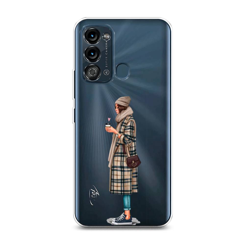 

Чехол на Itel Vision 3 "Утренний кофе", Коричневый;бежевый, 3200850-6
