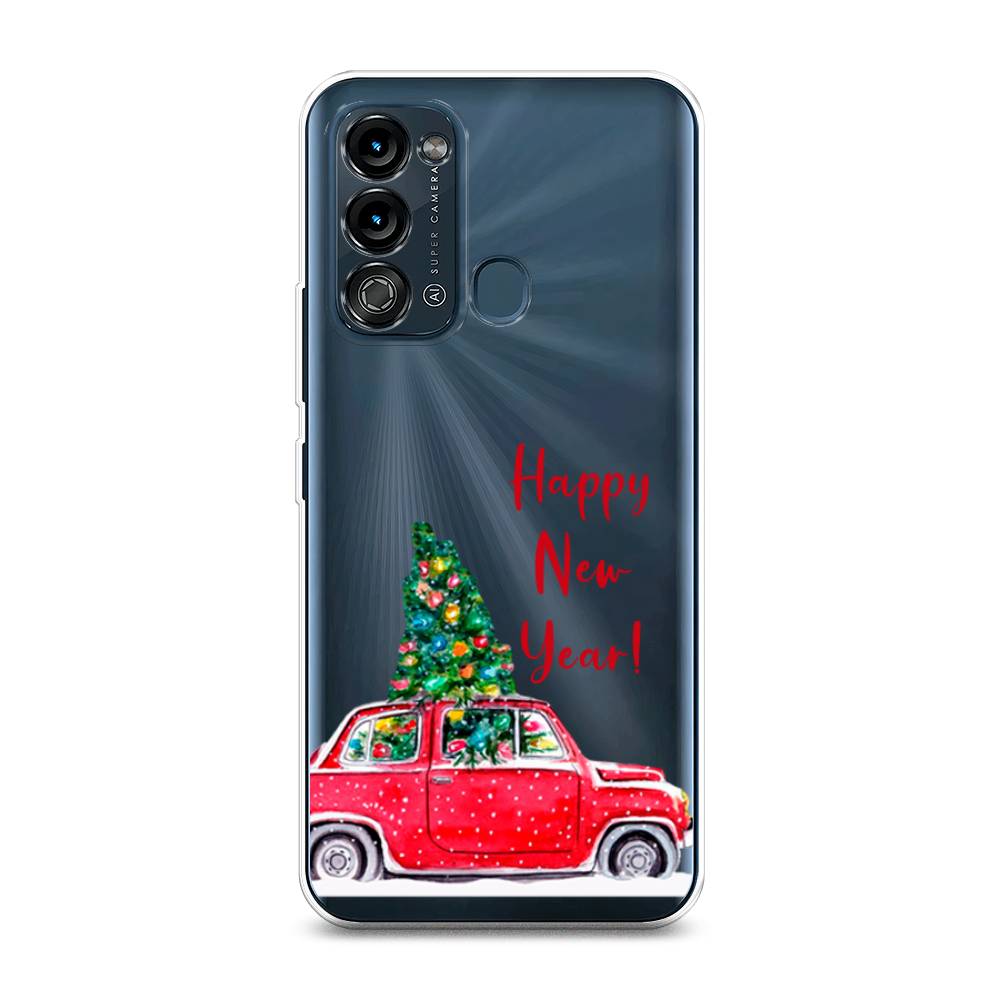 

Чехол на Itel Vision 3 "Happy New Year", Красный;зеленый, 3200850-5