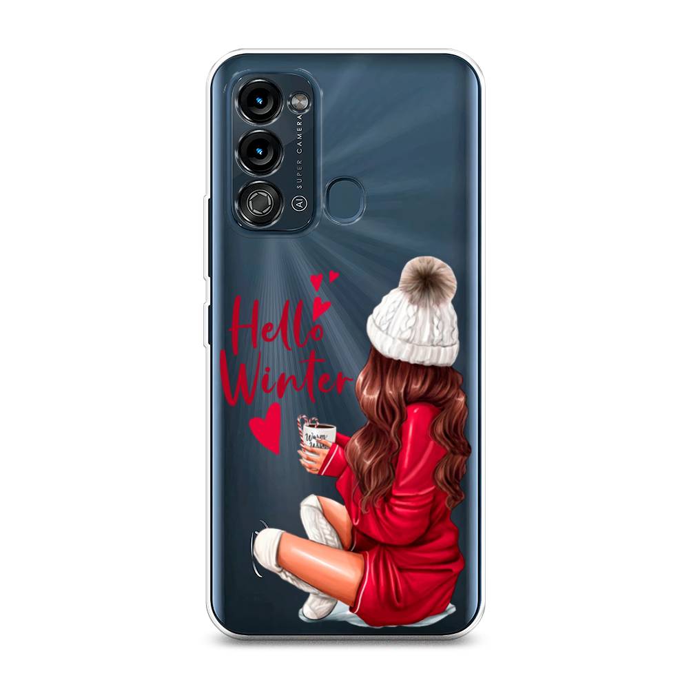 

Чехол на Itel Vision 3 "Hello winter", Красный;белый;коричневый, 3200850-5