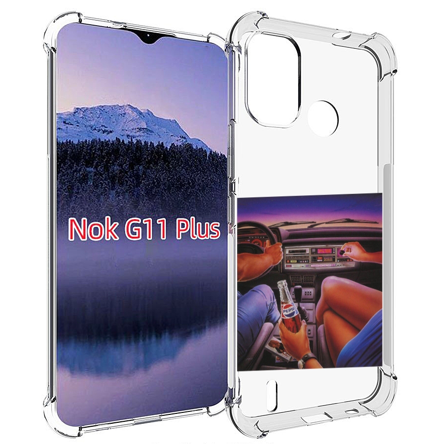 

Чехол MyPads американская машина салон для Nokia G11 Plus, Прозрачный, Tocco